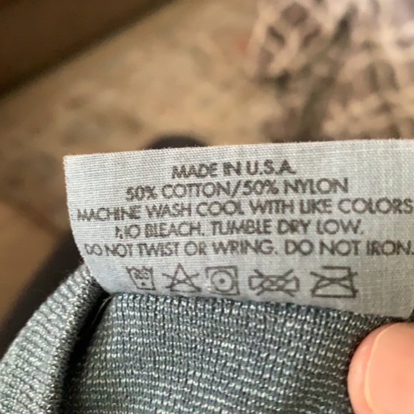 Michael Stars 100% American tee . One size fits most . Stretchy. Denim blue - Picture 6 of 6